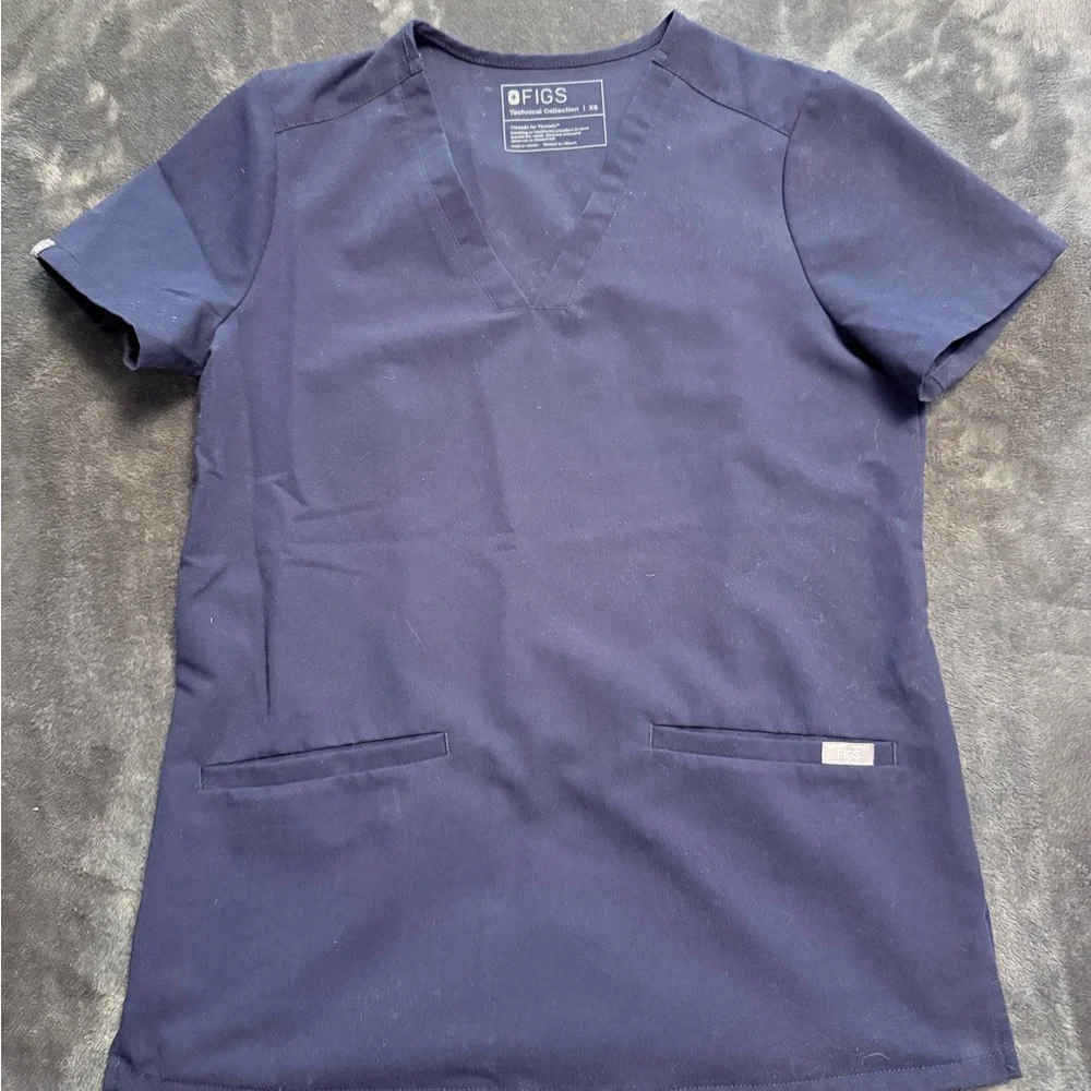 FIGS Navy Blue Scrub Set size XS - Picture 3 of 12